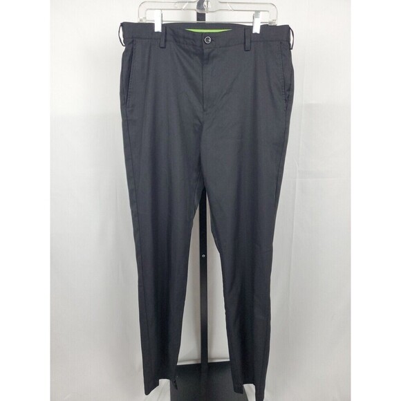 IZOD Golf Mens Pants Size 34x32 Black 100% Polyester - Picture 1 of 7